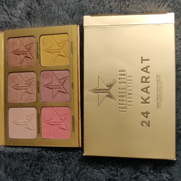 Jeffree Star cosmetics 24Kart skin Frost pro palette
